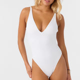 Saltwater Solids Rib Edgewater One-Piece