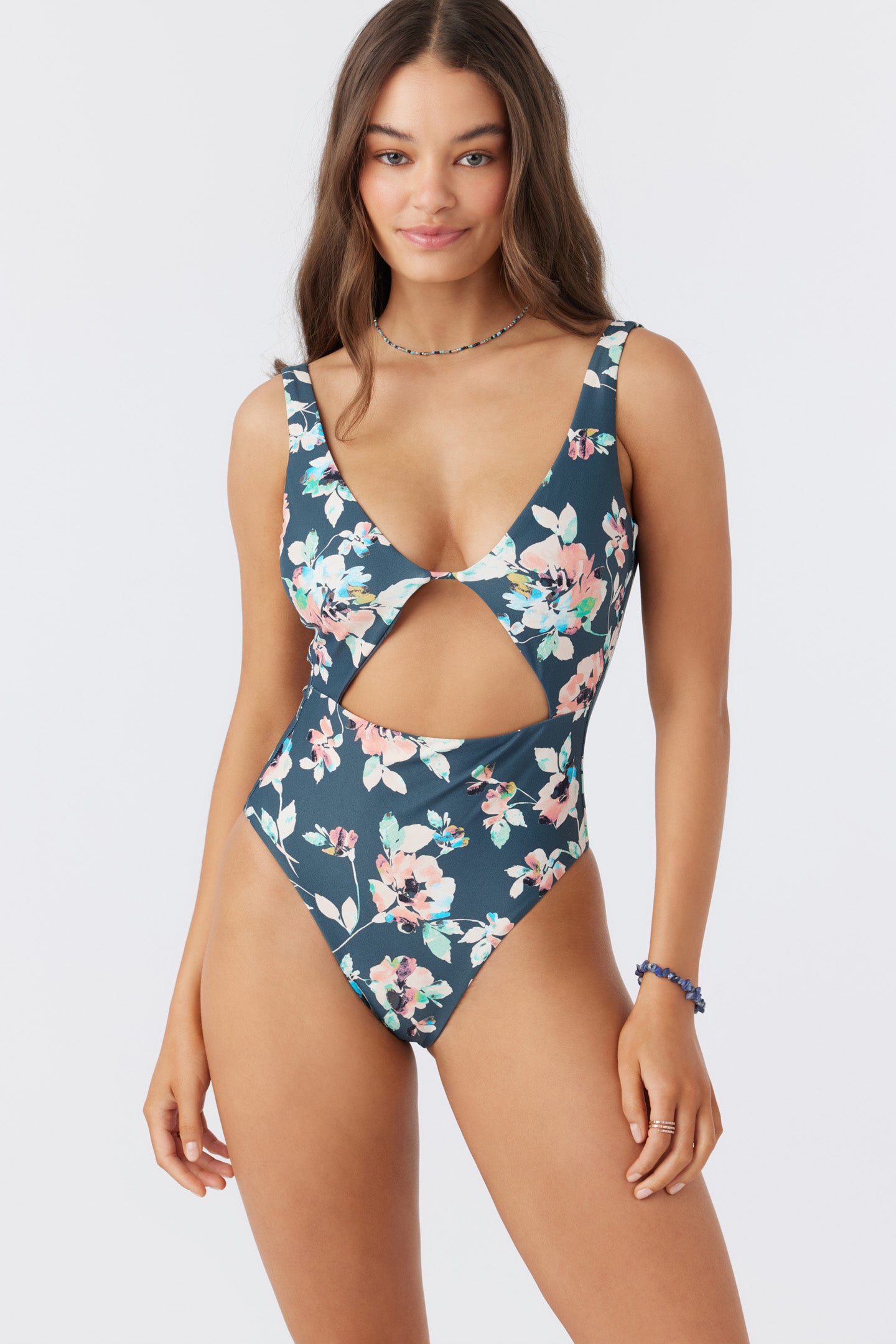 MELODY FLORAL MORRO BAY ONE-PIECE