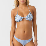 Palmetto Floral Stripe Madrid Revo Halter Top