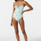 Coastal Floral Kailua One-Piece