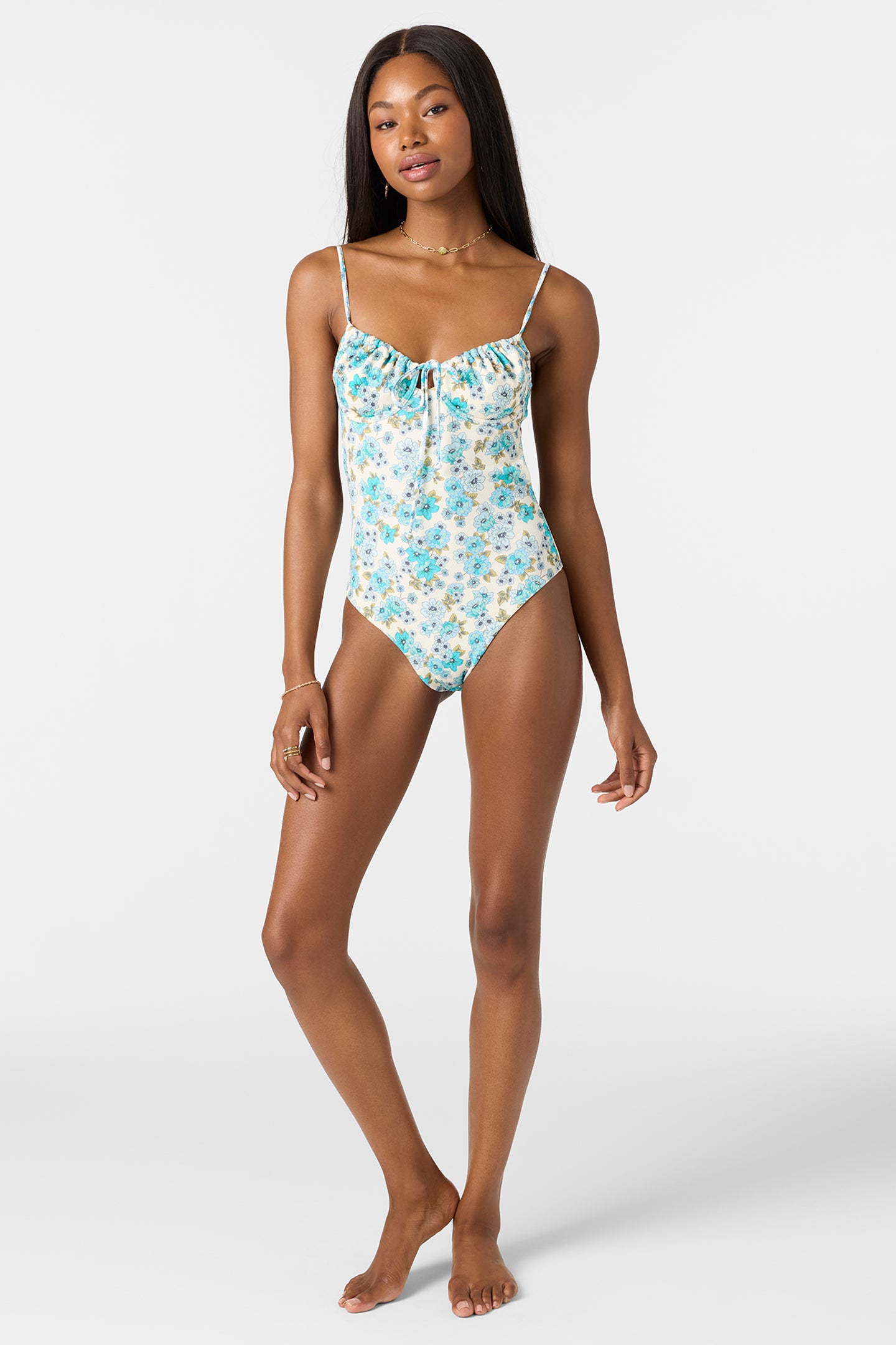 Coastal Floral Kailua One-Piece - Blue Mist | O'Neill