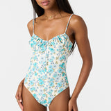 Coastal Floral Kailua One-Piece