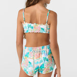 Girl's Cruising Printed 2" Elastic Boardshorts