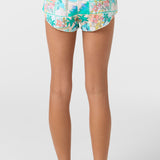 Girl's Cruising Printed 2" Elastic Boardshorts