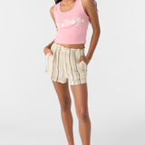 Girl's Carlita Jacey Stripe Beach Shorts