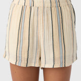 Girl's Carlita Jacey Stripe Beach Shorts