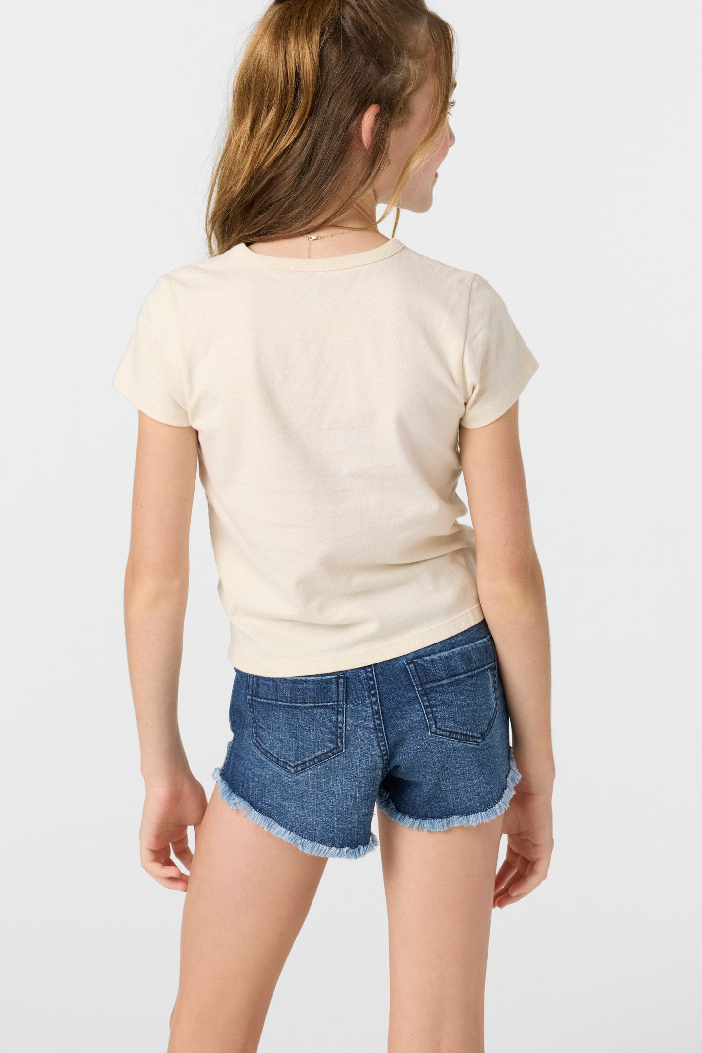 Girl's Aiden Denim Shorts - Blue Grass Wash | O'Neill