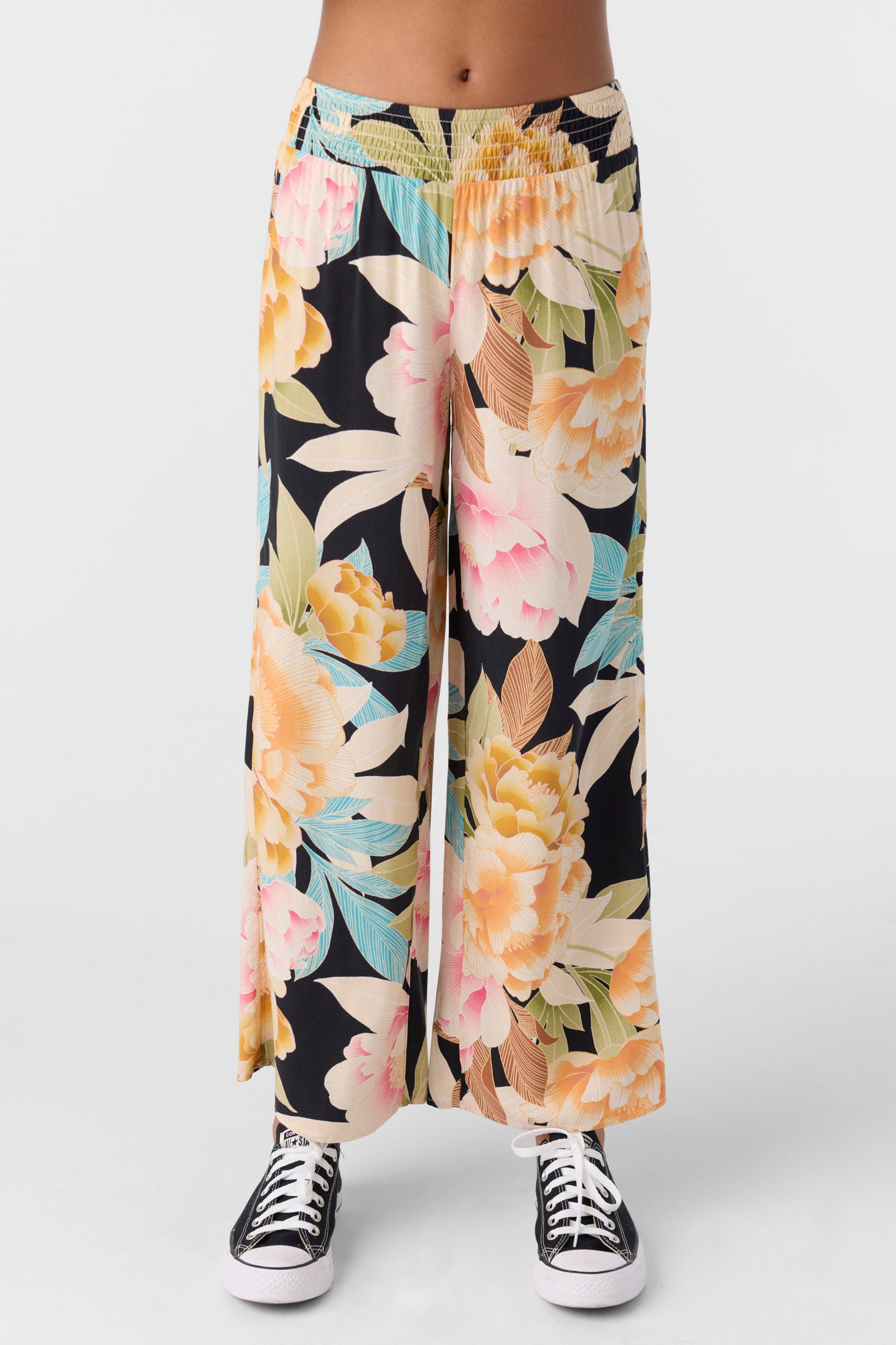 Girl's Torrie Pant Mikah Floral - Black | O'Neill