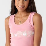 Girl's Seashells Tank Top
