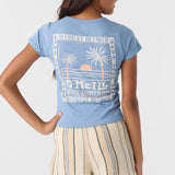 Girl's Island Palms Tee