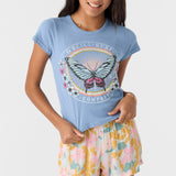 Girl's Beachy Butterfly Tee