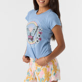 Girl's Beachy Butterfly Tee