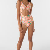 Girl's Kelly Floral Twisted One-Piece