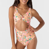 Girl's Kelly Floral Twisted One-Piece