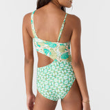 Girl's Shell Abstract Asymm One-Piece