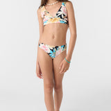 Girl's Mikah Floral Fixed Bralette Set