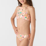 Girl's Kelly Floral High Neck Set