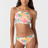 Girl's Lisbon Geo Peekaboo High Neck Set