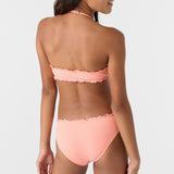 Girl's Dawnbreak Rib Hi-Neck Ruffle Edge Set