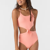 Girl's Dawnbreak Rib Knot Front One-Piece