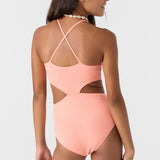 Girl's Dawnbreak Rib Knot Front One-Piece