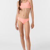 Girl's Dawnbreak Rib Tie Back Bralette Set