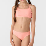 Girl's Dawnbreak Rib Tie Back Bralette Set