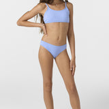 Girl's Dawnbreak Rib Tie Back Bralette Top Set