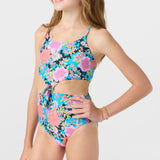 Girl's Knot Front One Piece
