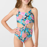 Girl's Knot Front One Piece