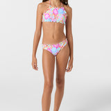 Girl's Nightfall Ruffle Edge High Neck Set