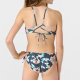 Girl's Melody Floral Strappy High Neck Set