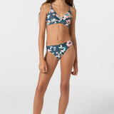 Girl's Melody Floral Wrap Top Set