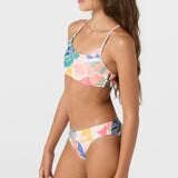 Girl's Siren Strappy Bralette Top Set