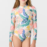 Girl's Siren Long Sleeve Surf Suit