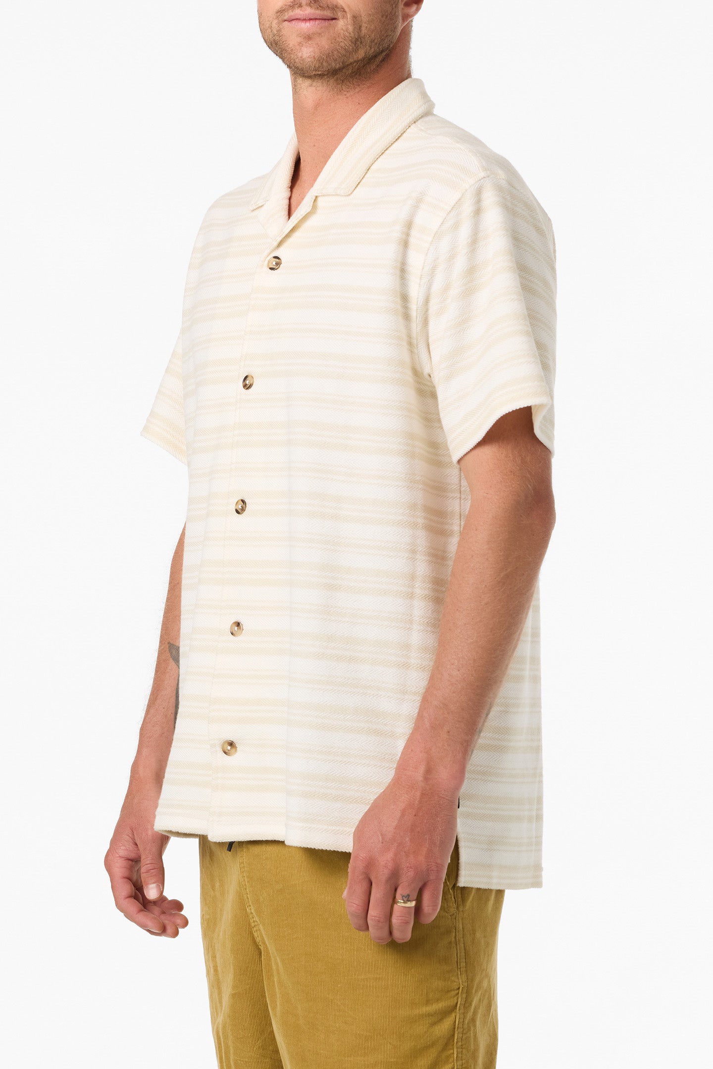 トップス NTRUL CLASSIC KNIT SHIRT Country Club Knit Shirt - Tofu | O'Neill