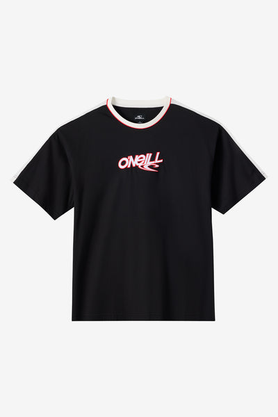 VALLAD ITEM TEE BLK〈L〉 Wave Cult Tee - Black | O'Neill