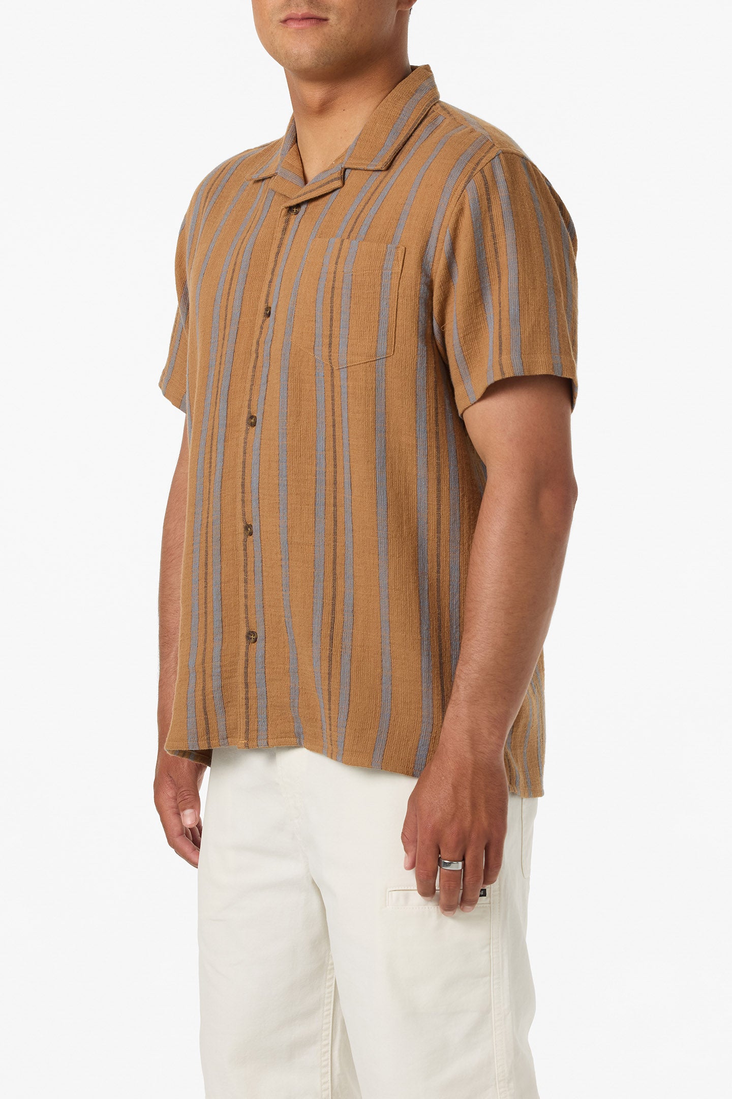 O'Riginals Stripe Shirt - Toffee | O'Neill