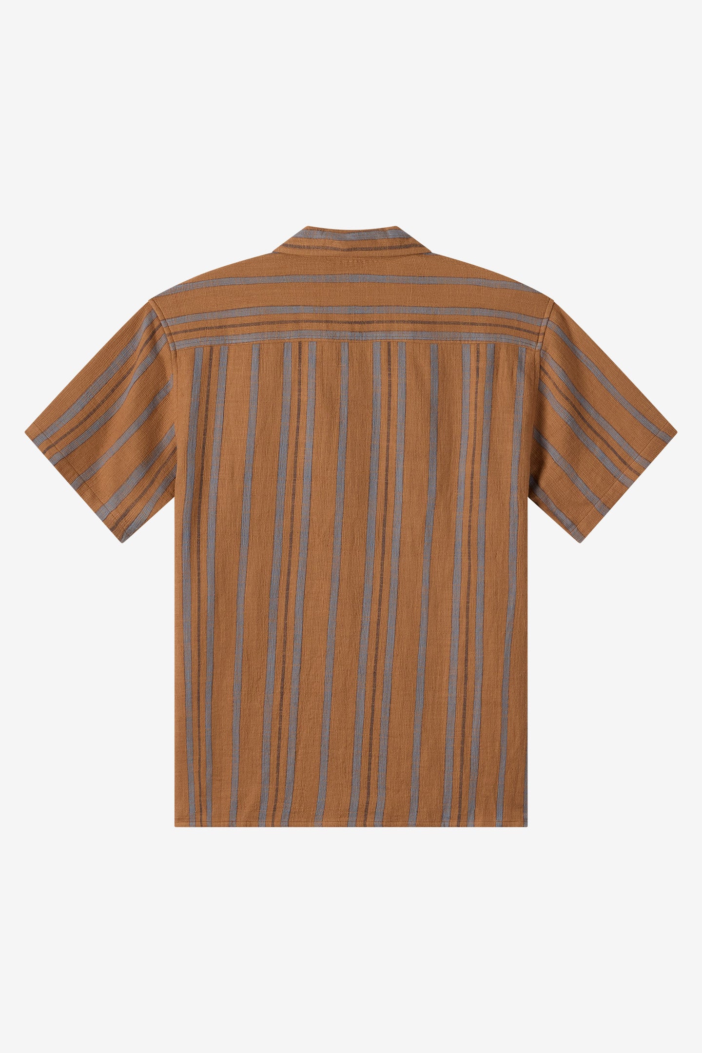 O'Neill Men's O'riginals Stripe Shirt in Toffee, Size 2XL