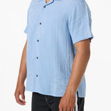 Pipeline Rodeo Monstera Shirt - Blue Glass | O'Neill