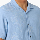 Pipeline Rodeo Monstera Shirt - Blue Glass | O'Neill