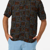 Relaxed Woven Camp Shirt