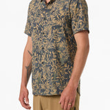 TRVLR Perforated Printed Standard Fit Shirt - Black | O'Neill