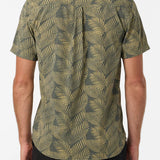 TRVLR Perforated Printed Standard Fit Shirt - Dark Olive | O'Neill