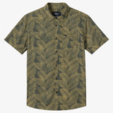 TRVLR Perforated Printed Standard Fit Shirt - Dark Olive | O'Neill