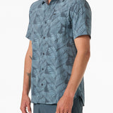 TRVLR Perforated Printed Standard Fit Shirt - Dark Slate | O'Neill