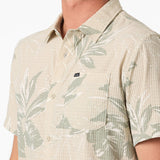 TRVLR Perforated Printed Standard Fit Shirt - Lt Khaki | O'Neill