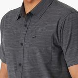 UPF Slub Solid Standard Fit Shirt - Black | O'Neill