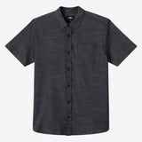 UPF Slub Solid Standard Fit Shirt - Black | O'Neill