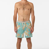 Hermosa Elastic Waist Lined 17" Swim Trunks